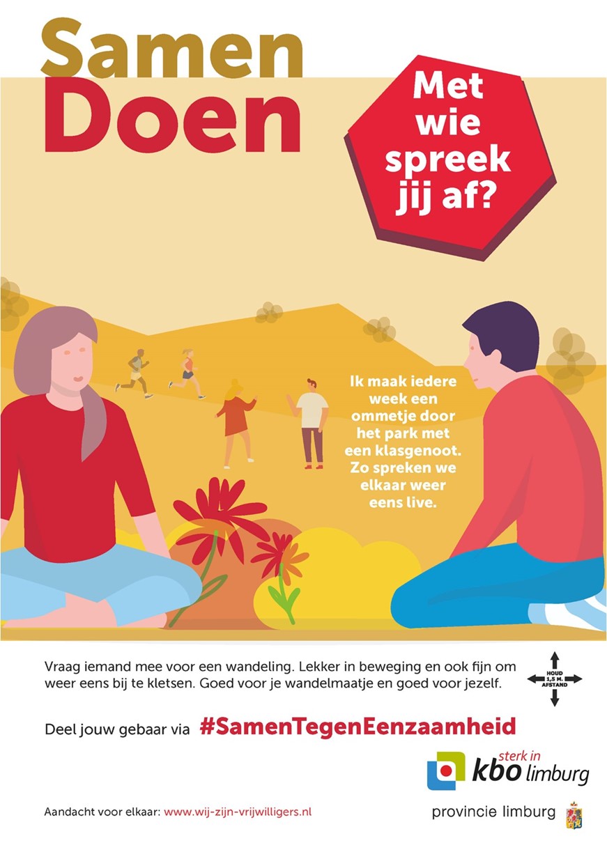 Eenzaamheidscampagne Samen Doen A5 formaat